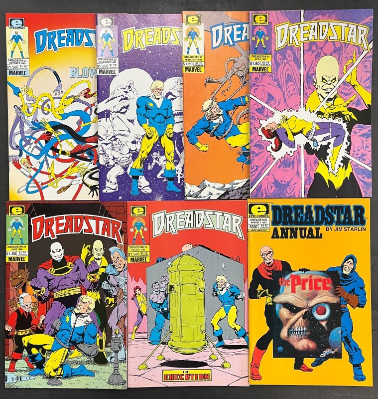 Dreadstar (1982) #1-26 + Annual #1 Complete VF+ Epic Run Lot of 27