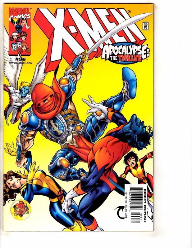 Lot Of 7 X-Men Marvel Comic Books # 90 91 92 93 94 95 96 Gambit Wolverine J261
