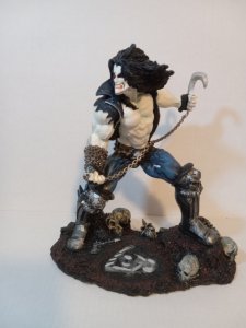 LOBO: DC DIRECT COLD CAST PORCELAIN STATUE LIMITED EDITION - FREE SHIPPING