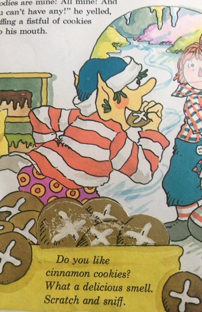 Raggedy Ann’s Sweet and dandy, sugar candy scratch and sniff book, 1976