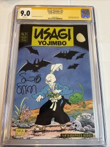 Usagi Yojimbo (1990) # 21 (CGC 9.0 SS WP) Signed Stan Sakai