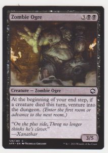Magic the Gathering: Adventures in the Forgotten Realms - Zombie Ogre