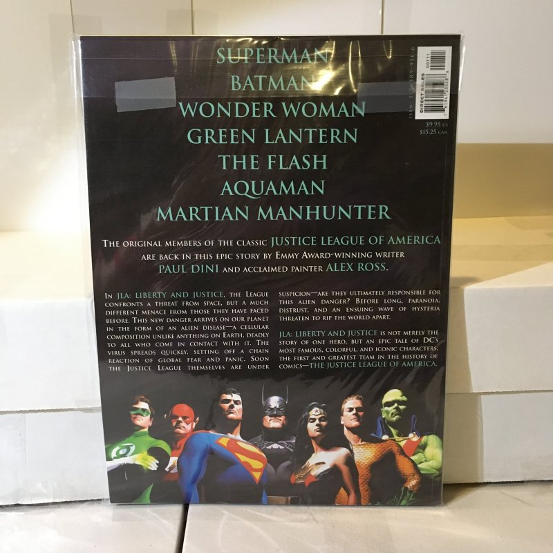 JLA: Liberty and Justice VF 2004 Alex Ross Paul Dini Treasury Size