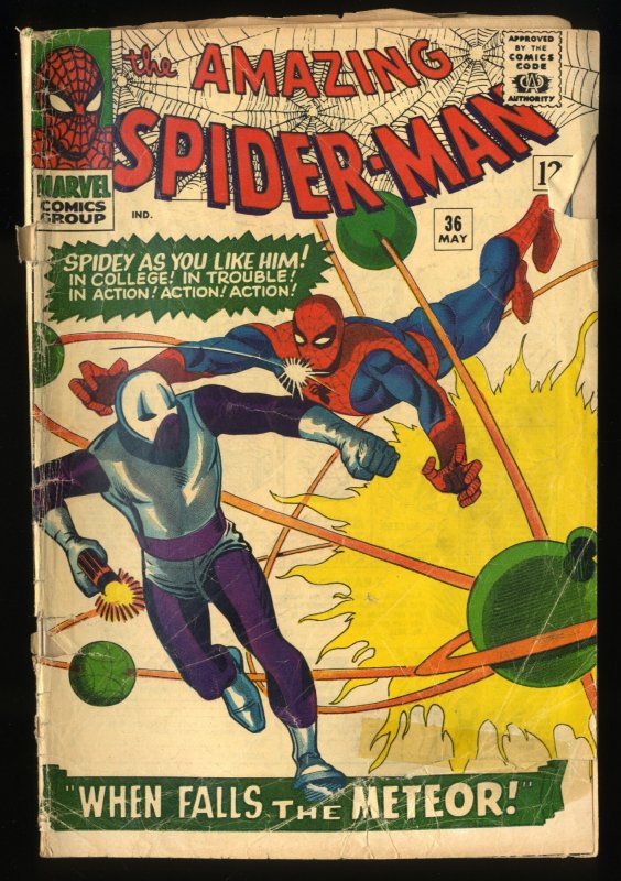 Amazing Spider-Man #36 FA/GD 1.5 1st Appearance Looter!