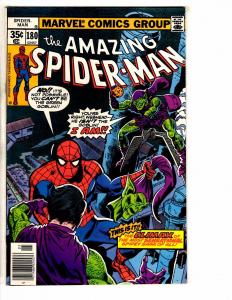 Amazing Spider-Man # 180 NM Marvel Comic Book Bronze Age Stan Lee Goblin J267