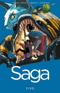 Saga  Trade Paperback #5, VF+ (Stock photo)