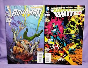 DC New 52 MONSTERS OF THE MONTH 2-Pack Aquaman Justice League (DC, 2014)!