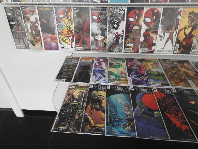 Huge Lot 150+ Comics W/ TMNT, Spidey/Deadpool, Vampirella+ Avg VF-NM Condition!