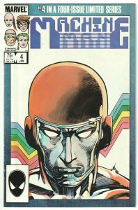 Machine Man #1, 2, 3, 4 (1985) Complete set all four issues, Barry Windsor Smith