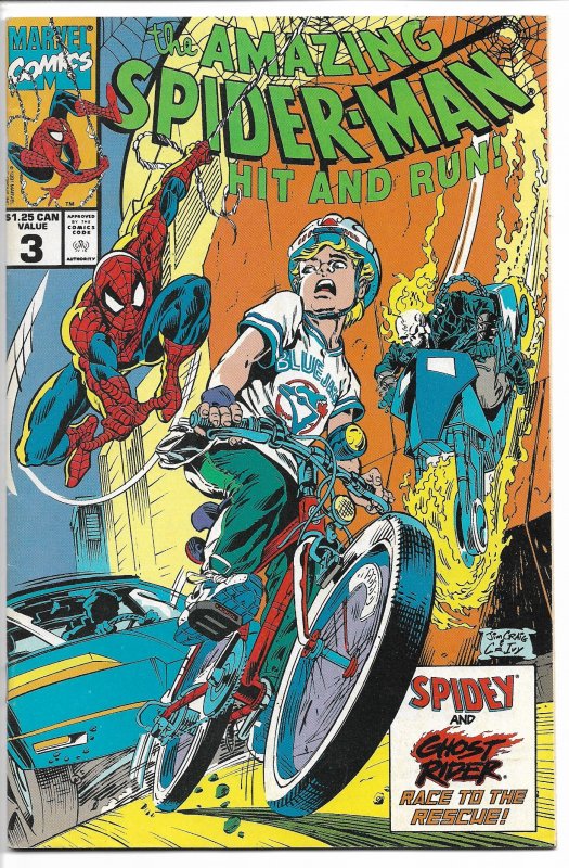 The Amazing Spider-Man: Hit and Run! #3 (1992) FN-VF