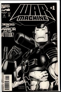 War Machine #1 Newsstand Cover (1994) War Machine