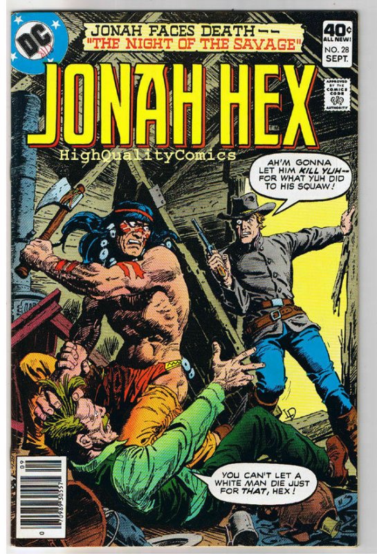 JONAH HEX #28, VF, Night of the Savage, Scar, 1977, more JH in store