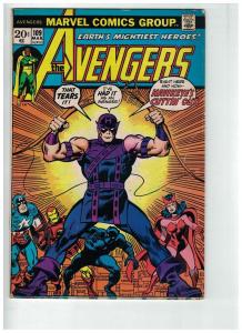 AVENGERS 109 VG- March 1973