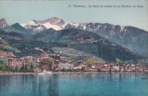 Switzerland Montreux La Dent de Jaman et les Rochersde Naye