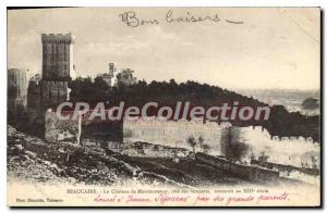 Old Postcard Beaucaire Chateau De Montmorency Cote Des Remparts