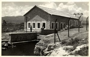 dominican republic, BARAHONA, Batey Pump House (1940s) RPPC Postcard