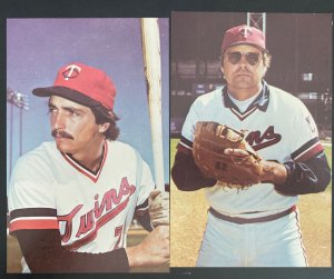 30 Original Baseball Players Minnesota Twins 1979 Postcards Collection Lot 