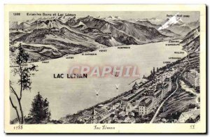 Old Postcard Lac Leman