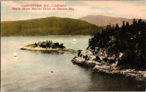 North Shore Marine Drive at Garrow Bay VANCOUVER BC Canada Postcard Ki13