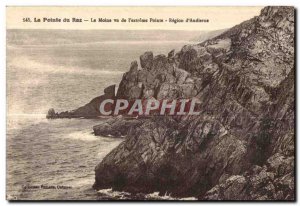 Old Postcard The Pointe du Raz The Monk I Seen from extreme Pointe Region Aud...