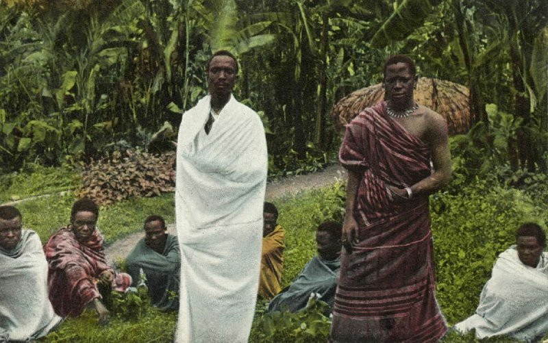 german east africa, Tanzania MACHAME, Native Chiefs Nkulelo and Shangali (1910s) 