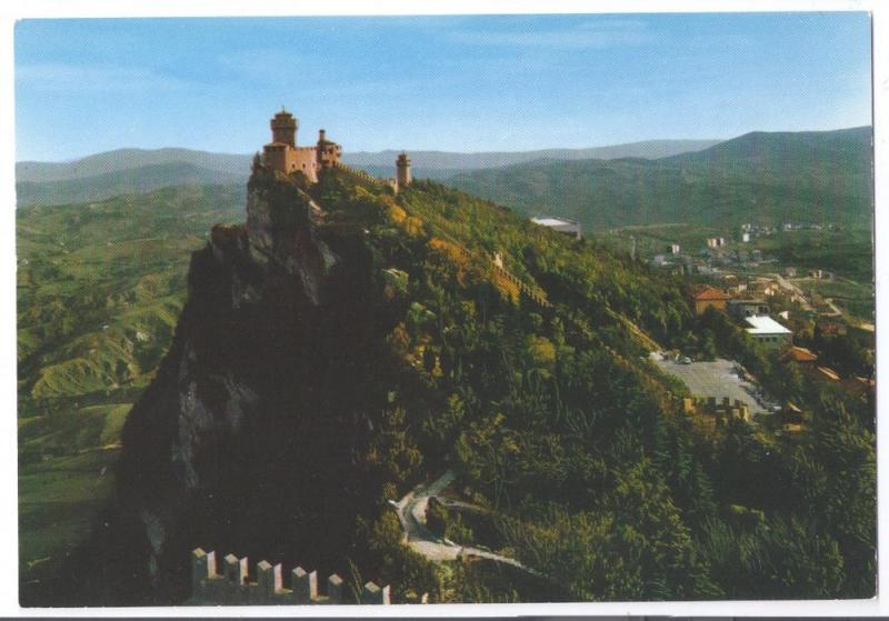 San Marino Panorama View of Towers 4X6