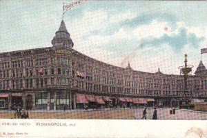 Postcard English Hotel Indianapolis IN