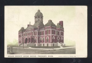 FREMONT NEBRASKA DODGE COUNTY COURT HOUSE VINTAGE POSTCARD 1907