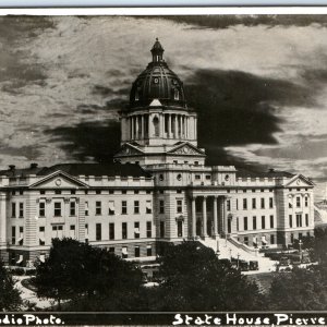 c1940s Pierre, So. Dak. State Court House RPPC Real Photo PC Miller Studio A87