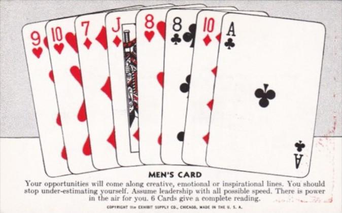 Vintage Arcade Card Men's Card Your Opportunities