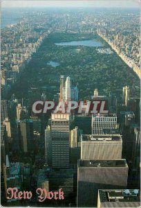 Modern Postcard Central Park New York Panoramic view of Midtown Manhattan and...