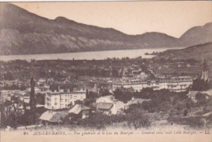 France Aix les Bains Vue generale et le Lac du Bourget