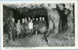KY - Mammoth Cave, Jenny Lind's Arm Chair