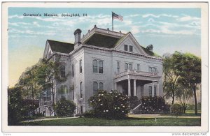 Governor's Mansion, Springfield, Illinois, 1910-1920s