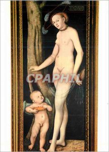 Postcard Modern Galleria Borghese Roma Venus and Eros