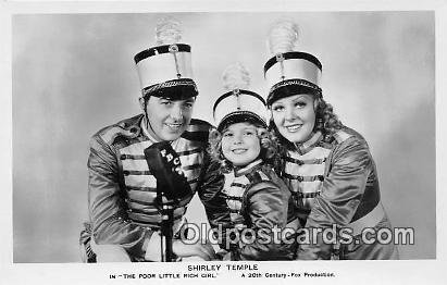 Child Actress Shirley Temple Unused corners are square, card does not lay fla...