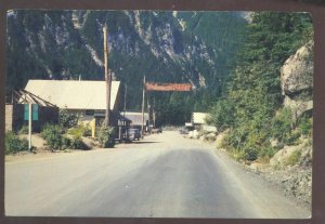 HYDER ALASKA DOWNTOWN STREET SCENE STORES OLD CARS POSTCARD