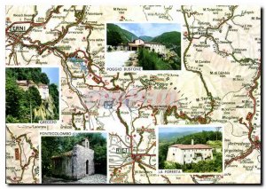 Postcard Modern Santa Valle di Rieti Greccio Santuari Francescani Fontecolomb...