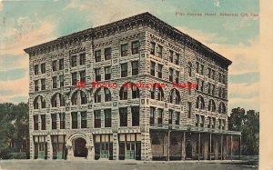 KS, Arkansas City, Kansas, Fifth Avenue Hotel, Exterior Scene, 1910 Pm