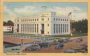 Postcard Post Office Reno Nevada NV