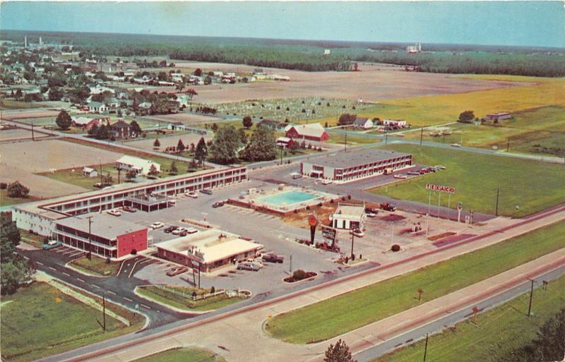 Salisbury Maryland~State Line Motel~US 13~Town~Texaco Gas Station~Cemetery?~'60s