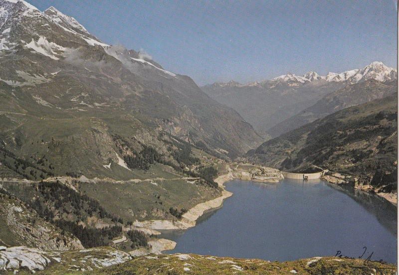 BF24703 tignes le barrage et le lac du chevril france  front/back image