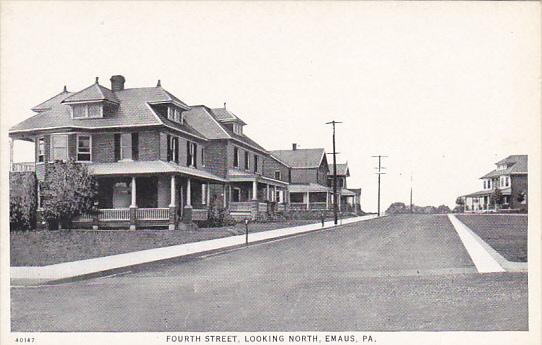 Pennsylvania Emaus Fourth Street Looking North