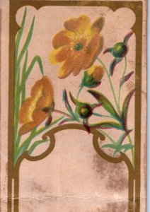 1880s Victorian Art Nouveau Bookmarks Floral Set Of 3 #6B