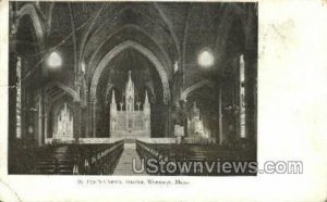 Interior, St. Paul's Church - Worcester, Massachusetts MA