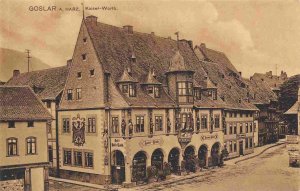 Goslar am Harz Hotel Kaiser Worth Germany 1910c postcard