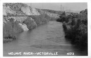 Postcard RPPC 947 California Victorville Mojave River #4013 CA24-578