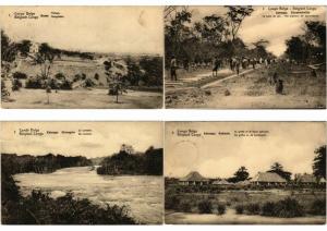 BELGIAN CONGO AFRICA 68 CPA AFRIQUE Vintage Postcards All DIFFERENT, with BETTER