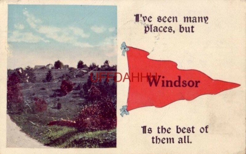 1920 No 681-32 Des. Landscape Pennants WINDSOR IS THE BEST OF THEM ALL