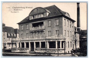 Charlottenburg-Westend Berlin Germany Postcard Krankenhaus Pavillon 17 c1910